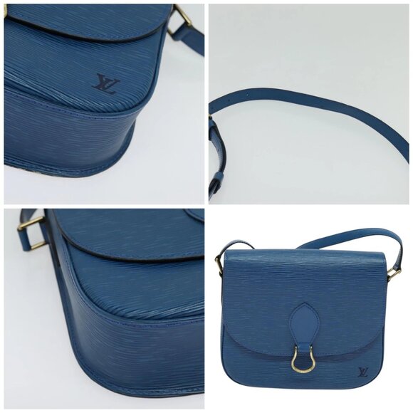 LOUIS VUITTON Epi Saint Cloud GM Shoulder Bag Toledo Blue - Picture 10 of 15